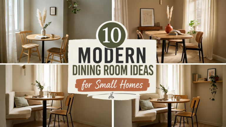 10 Modern Dining Room Ideas for Small Homes