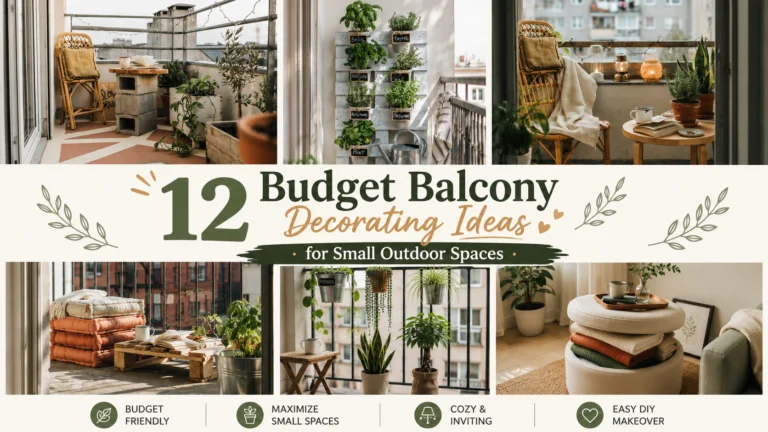 12 Budget Balcony Decorating Ideas for Small Outdoor Spaces