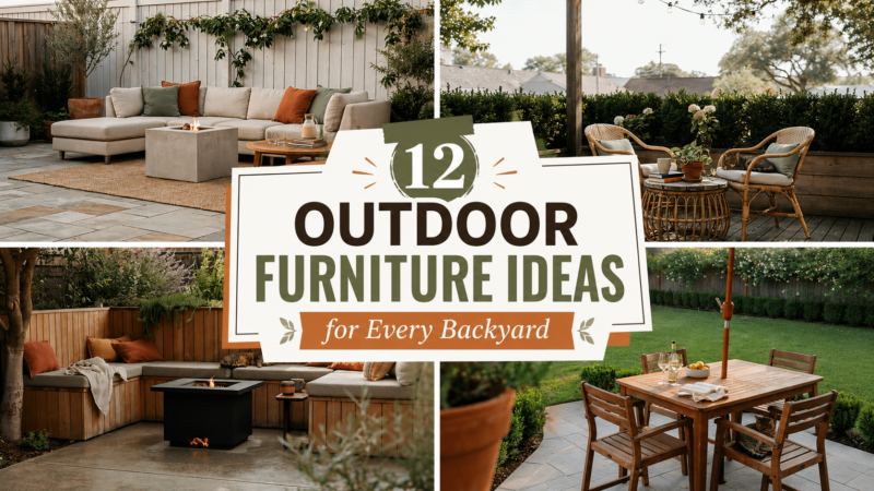 12 Outdoor Furniture Ideas for Every Backyard