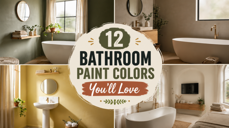 12 Bathroom Paint Colors You’ll Love