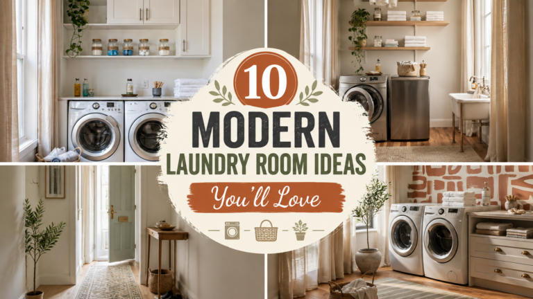 10 Modern Laundry Room Ideas You’ll Love