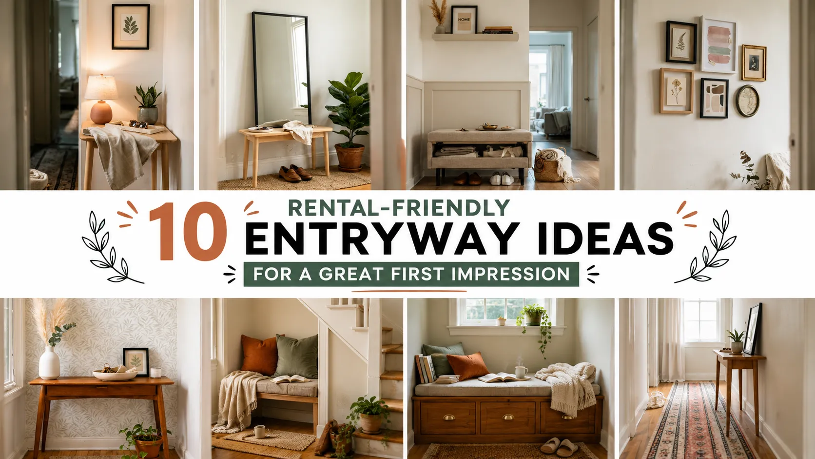 10 Rental-Friendly Entryway Ideas for a Great First Impression