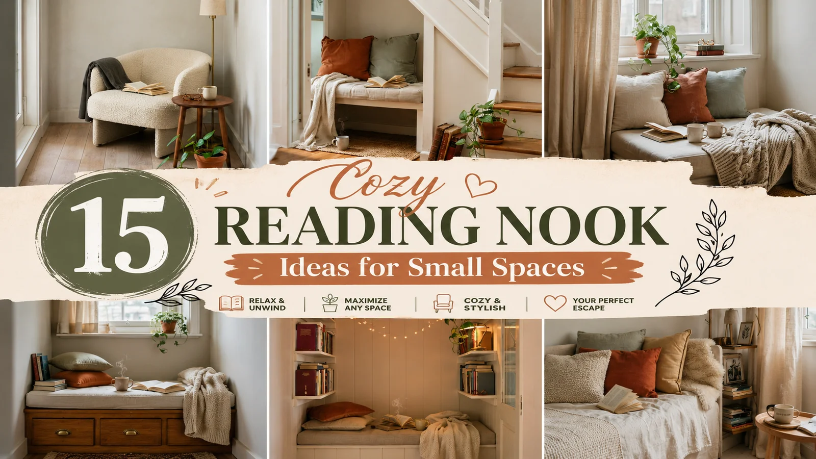 15 Cozy Reading Nook Ideas for Small Spaces