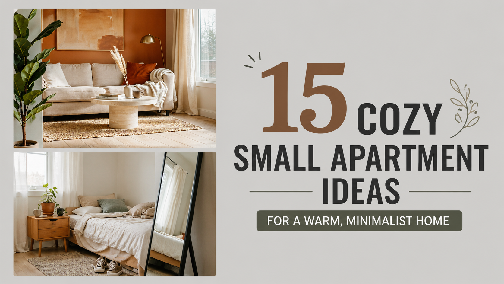 15 Cozy Small Apartment Ideas for a Warm, Minimalist Home