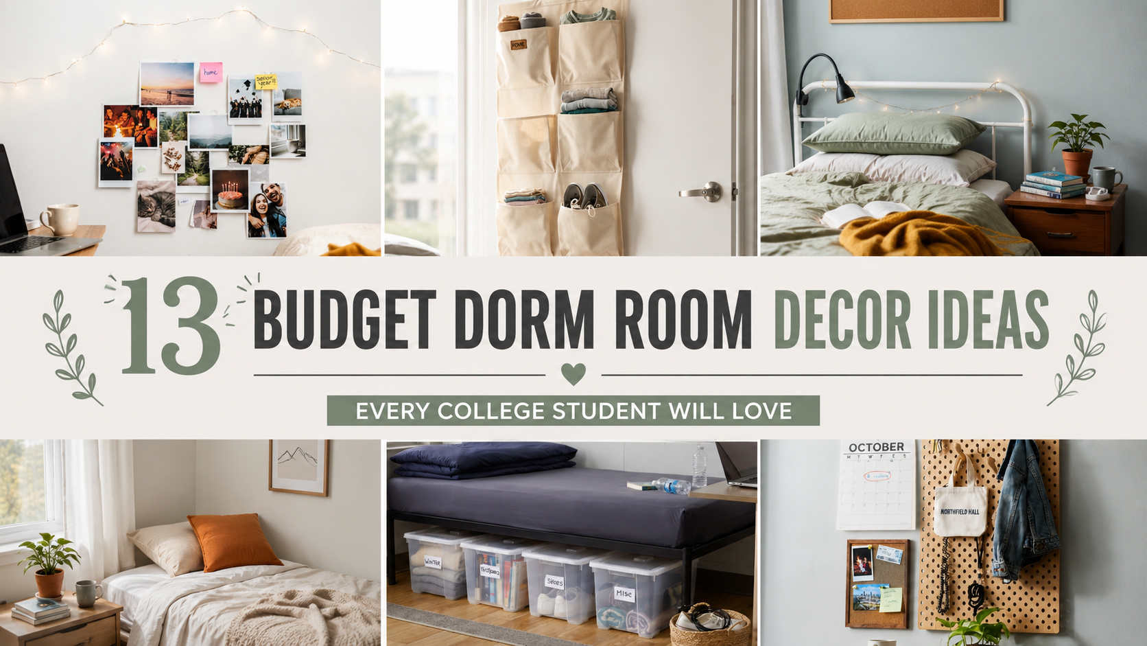 13 Budget Dorm Room Decor Ideas Every College Student Will Love